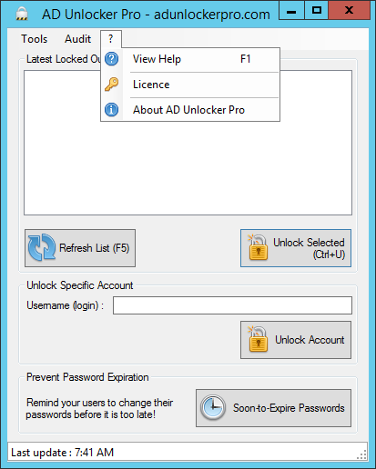 Menus Overview Screenshot 3